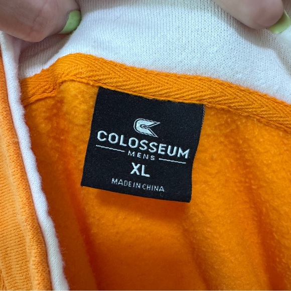 Colosseum Tennessee Volunteers Quarter Zip Pullover XL Orange Sweatshirt Sports - Picture 3 of 3